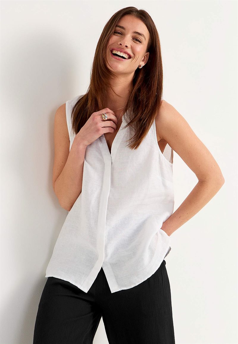 Product Image for Linneblus Premium med ärmlös design Lo
