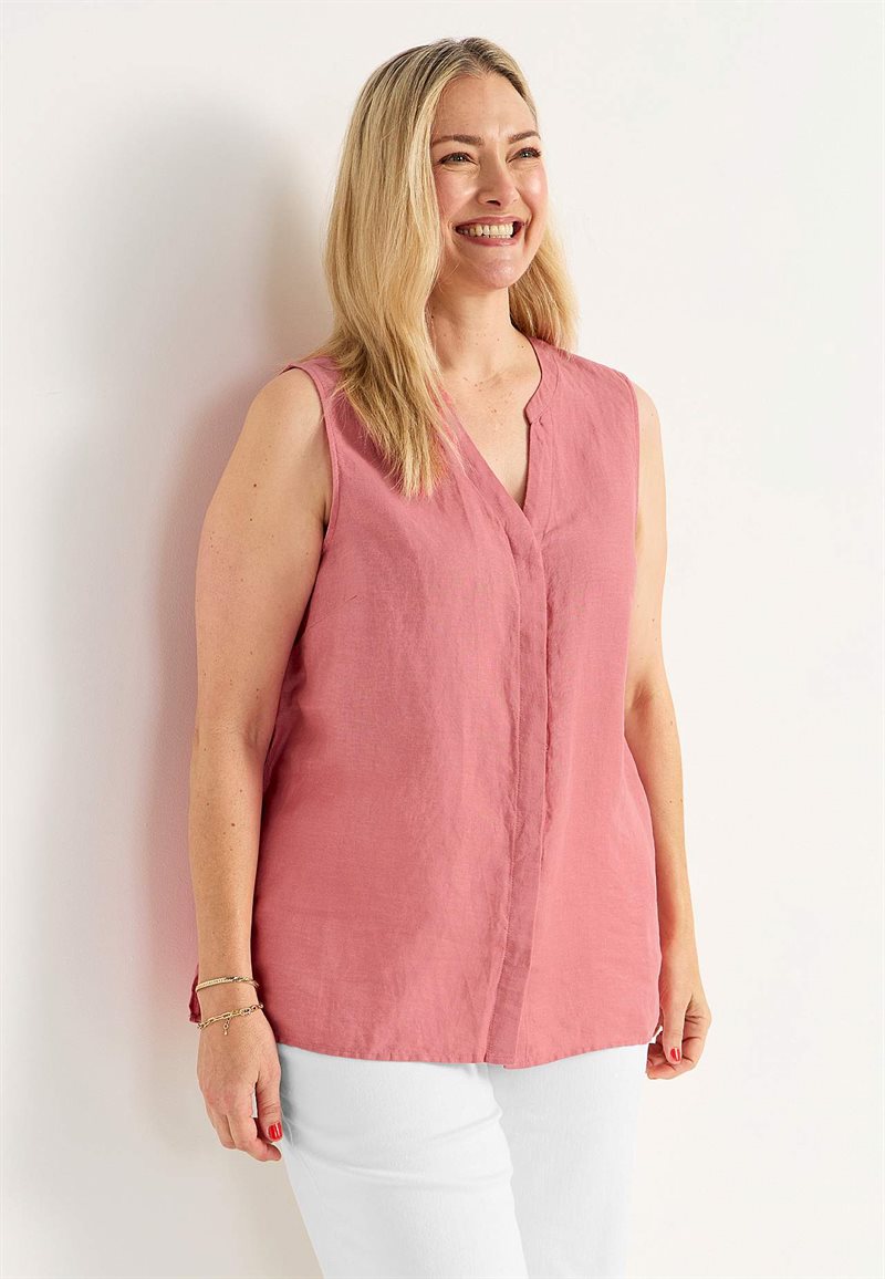 Product Image for Linneblus Premium med ärmlös design Lo