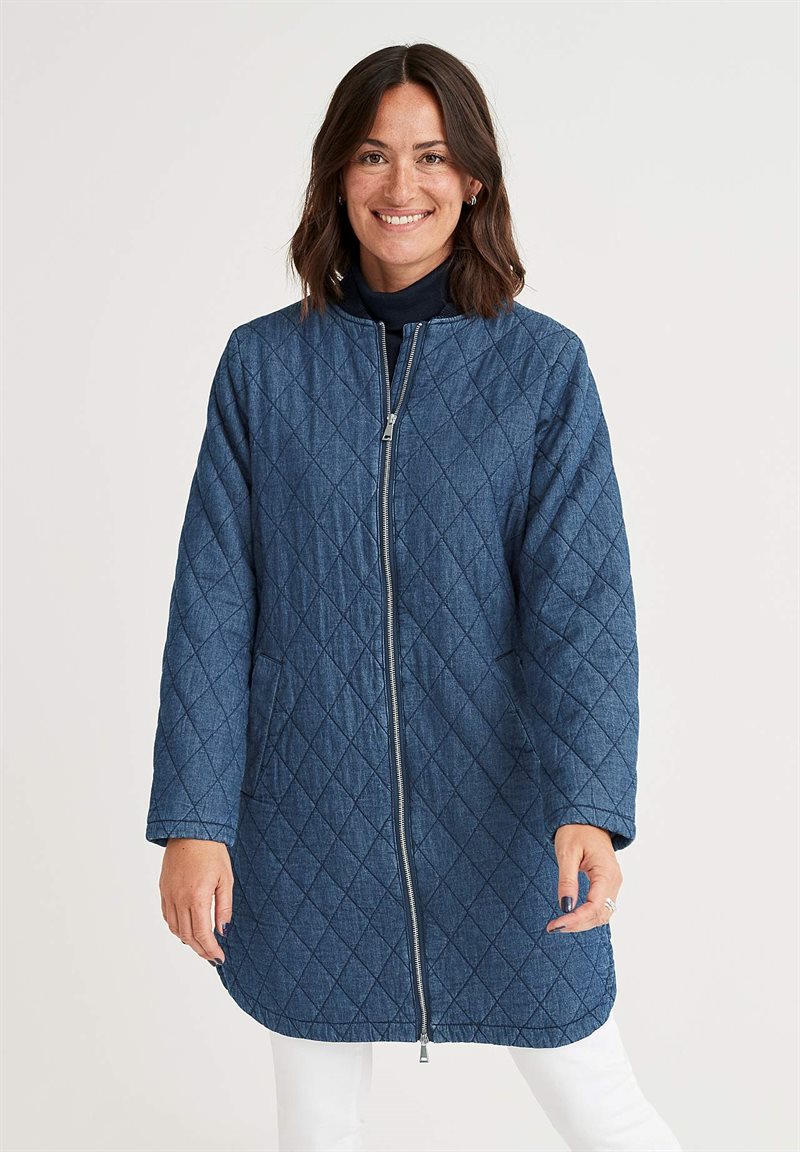 Product Image for Quiltad jeansjacka Nina