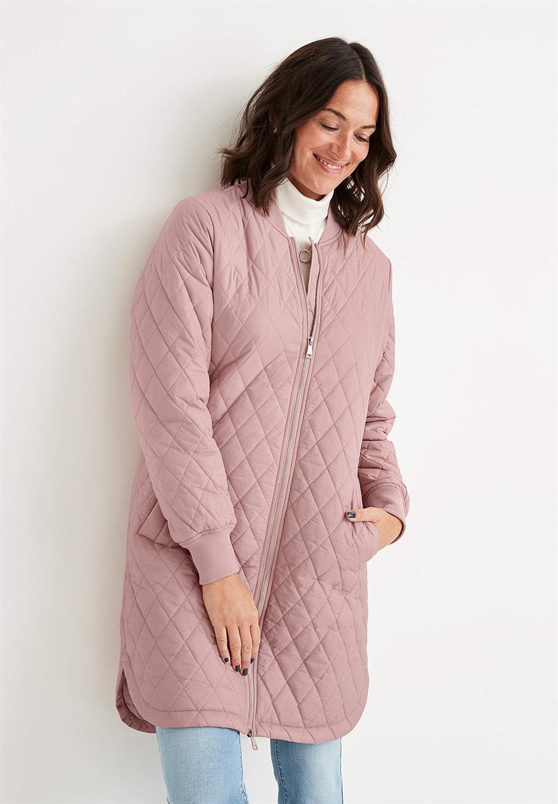 Product Image for Lång, quiltad jacka Elena