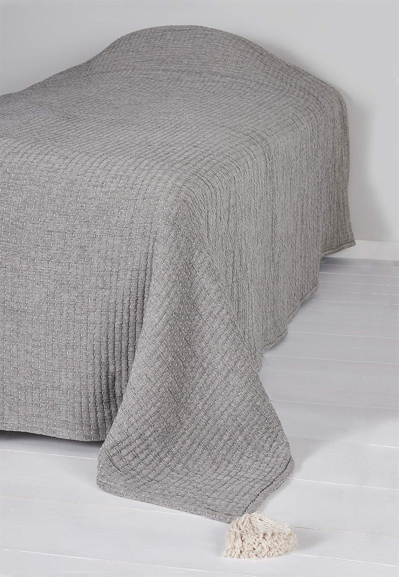 Product Image for Enfärgat, quiltat överkast