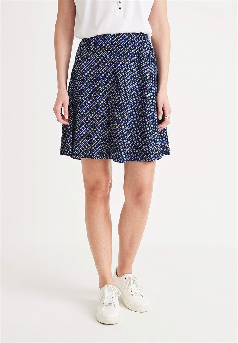 A-linjeformad trikÃ¥kjol Kate