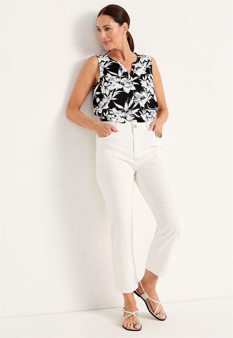 Ärmlös topp i ekologisk bomull Penny 2-pack