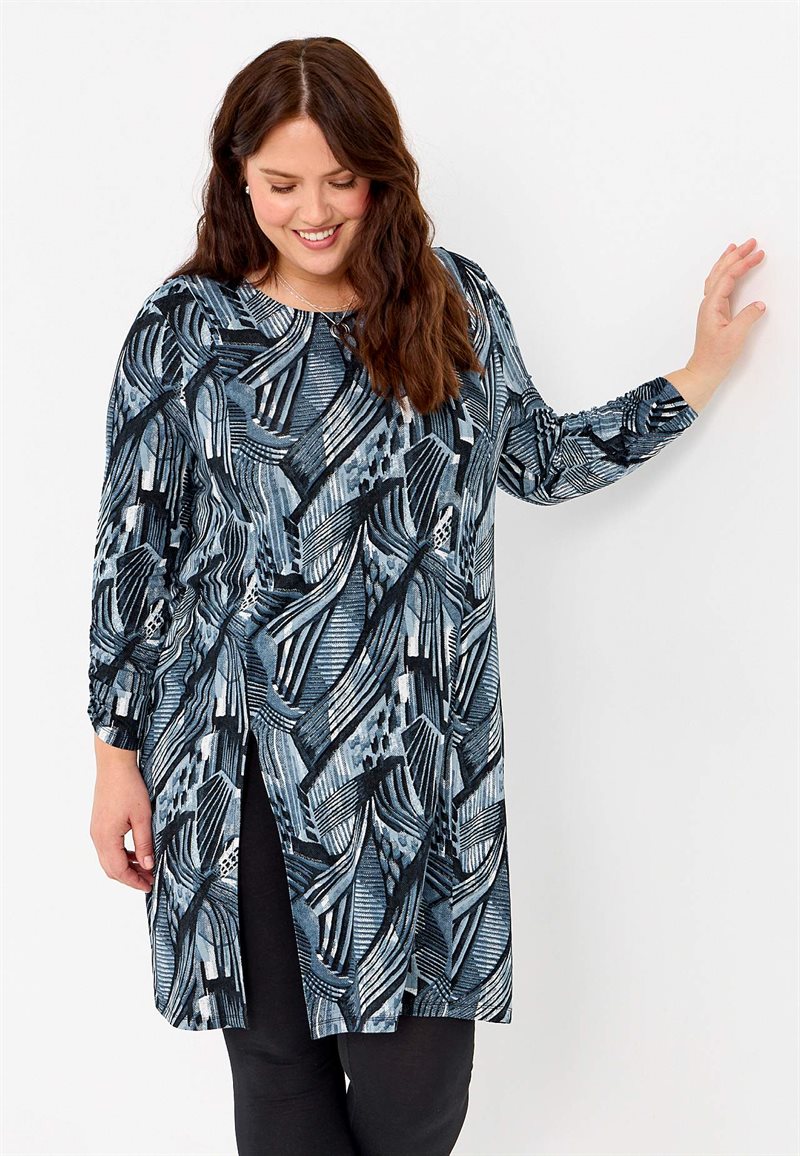 LÃ¥ng trikÃ¥tunika med hÃ¶g slits Elina 27204