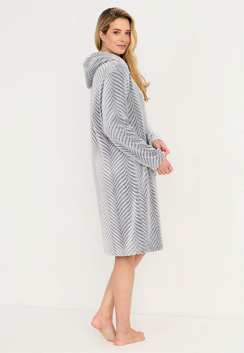 Product Image for Morgonrock i mönstrad fleece Lotta