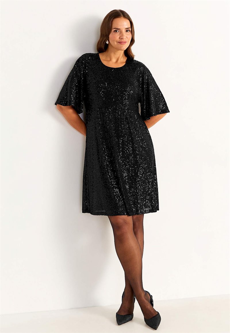 Lyxig paljettklänning 27733