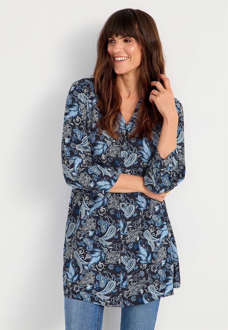 MÃ¶nstrad tunika Sissela 27873