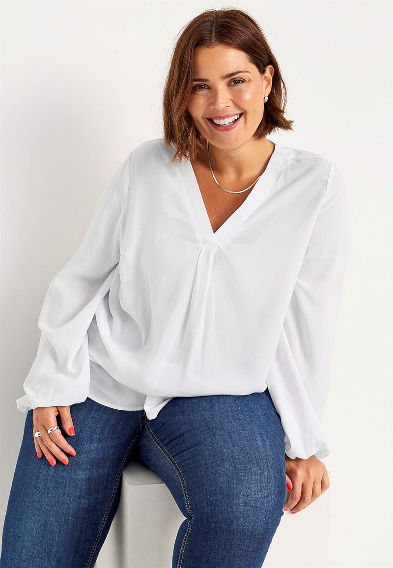 LÃ¥ngÃ¤rmad blus Lilian 27886