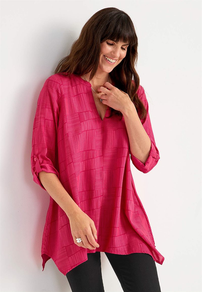 Tunika med v-ringning Lotta 28236