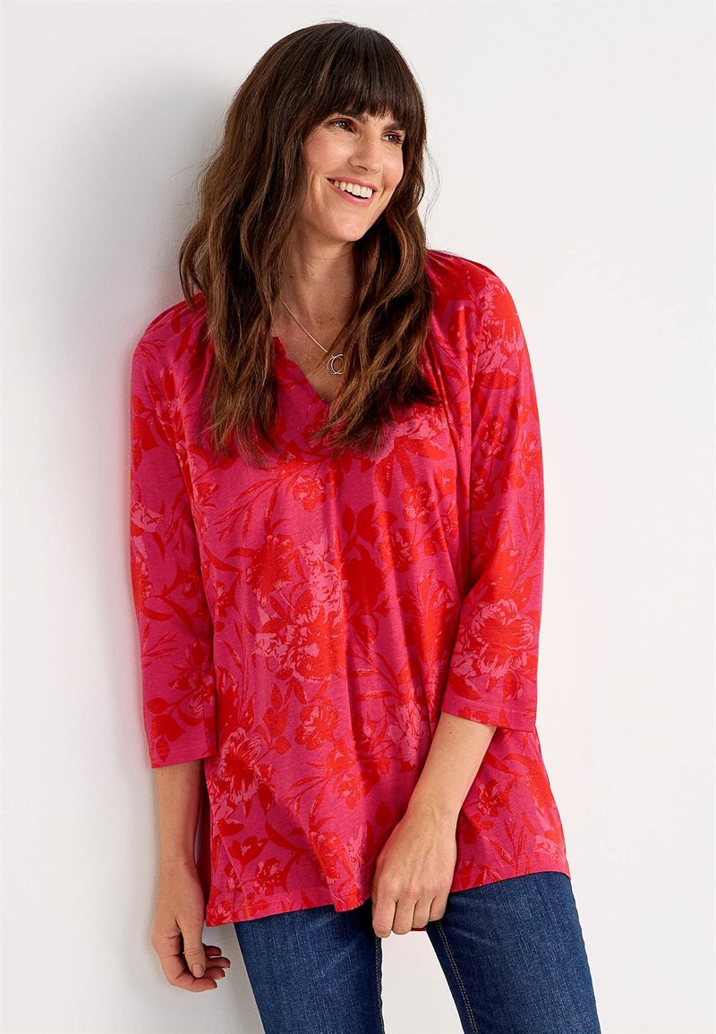 TrikÃ¥tunika med 3/4-lÃ¥nga Ã¤rmar 28620