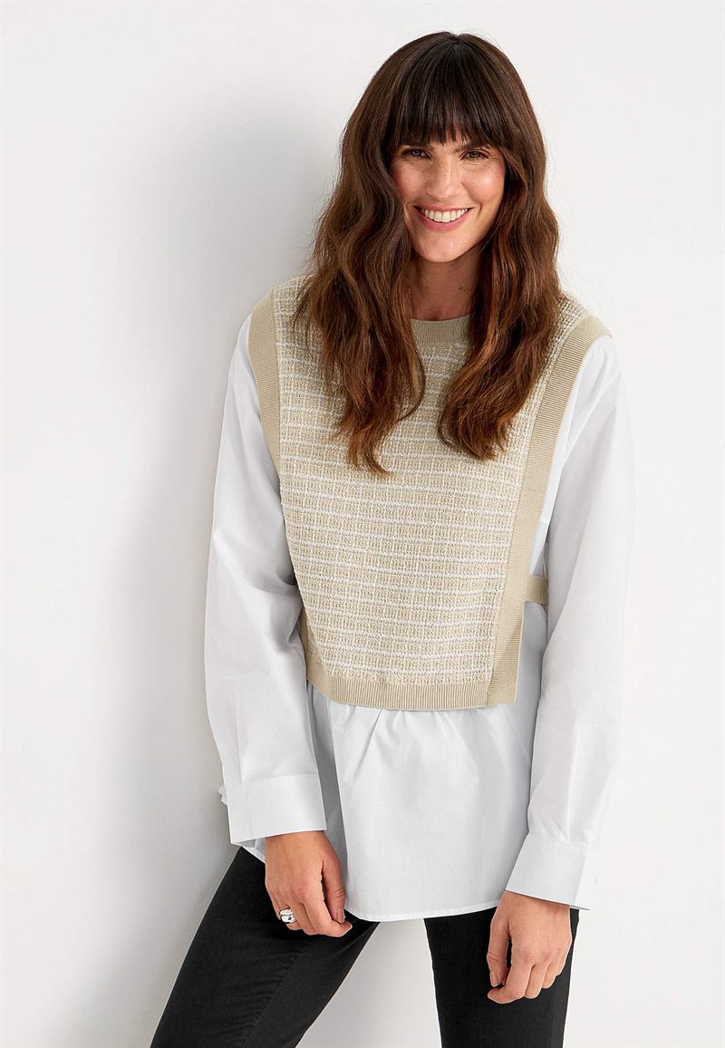 Product Image for Skjorta med fastsydd pullover Vendela