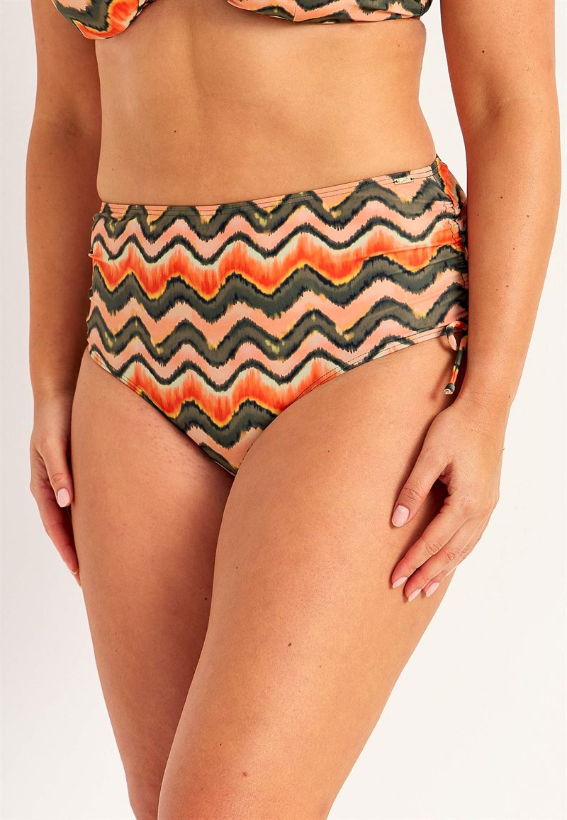 Rynkad bikinitrosa med hög midja Malibu 29936