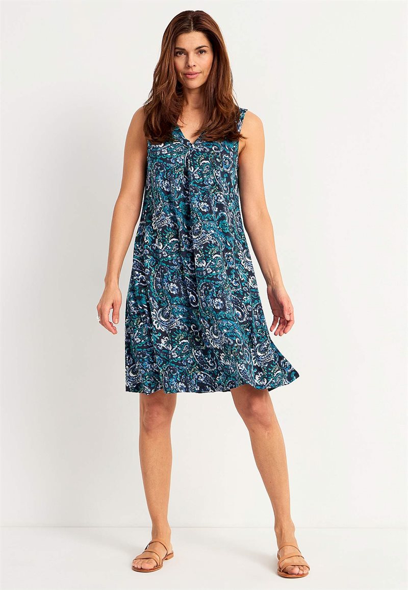 V-ringad, Ã¤rmlÃ¶s trikÃ¥klÃ¤nning Maria 30359