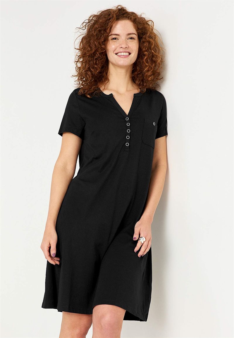 Härligt mjuk trikåklänning 30363