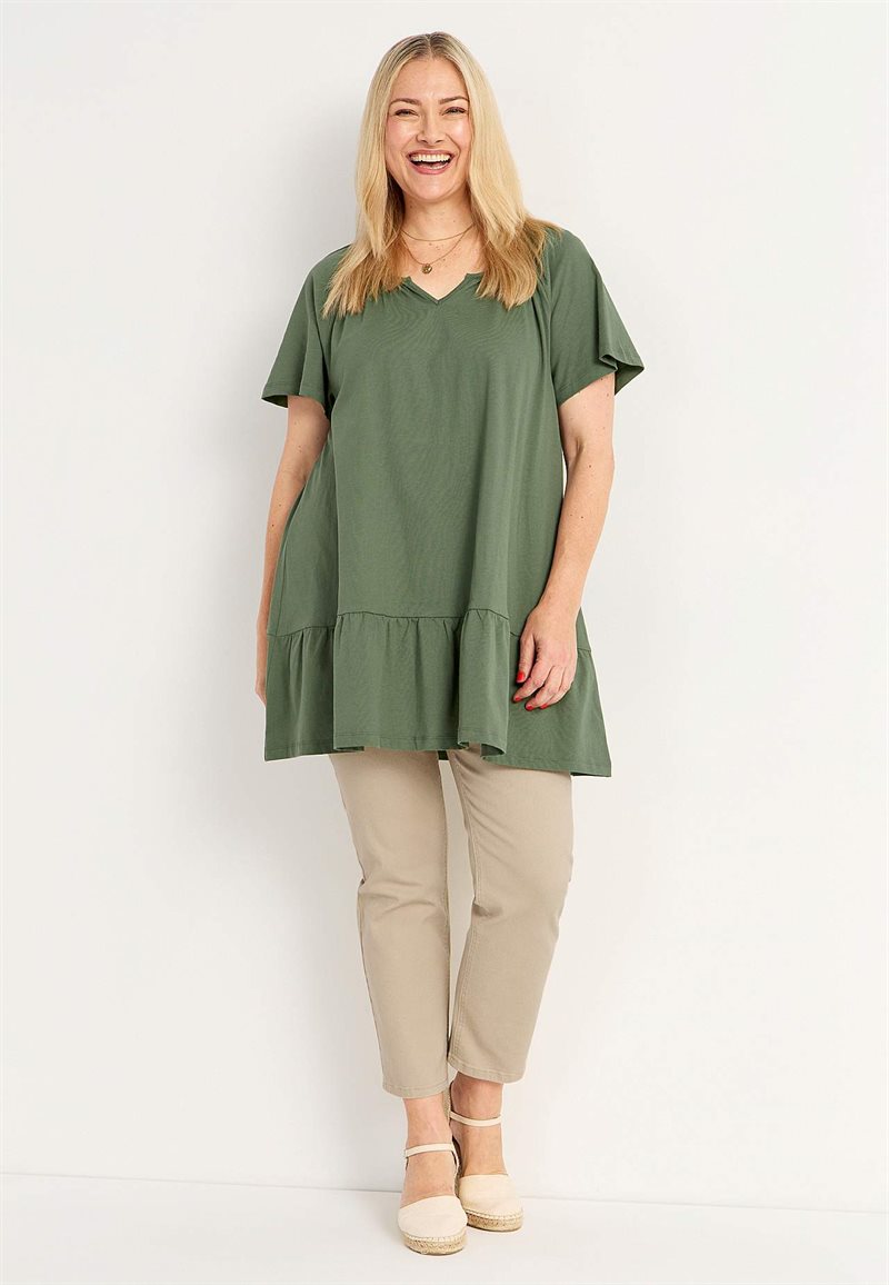 Tunika med volang nertill Stina 30471