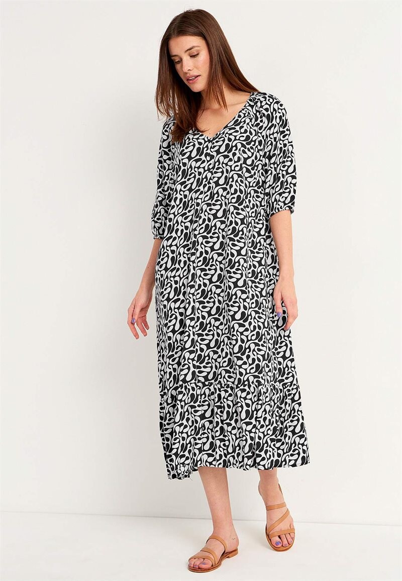 MÃ¶nstrad volangklÃ¤nning Anette 30567