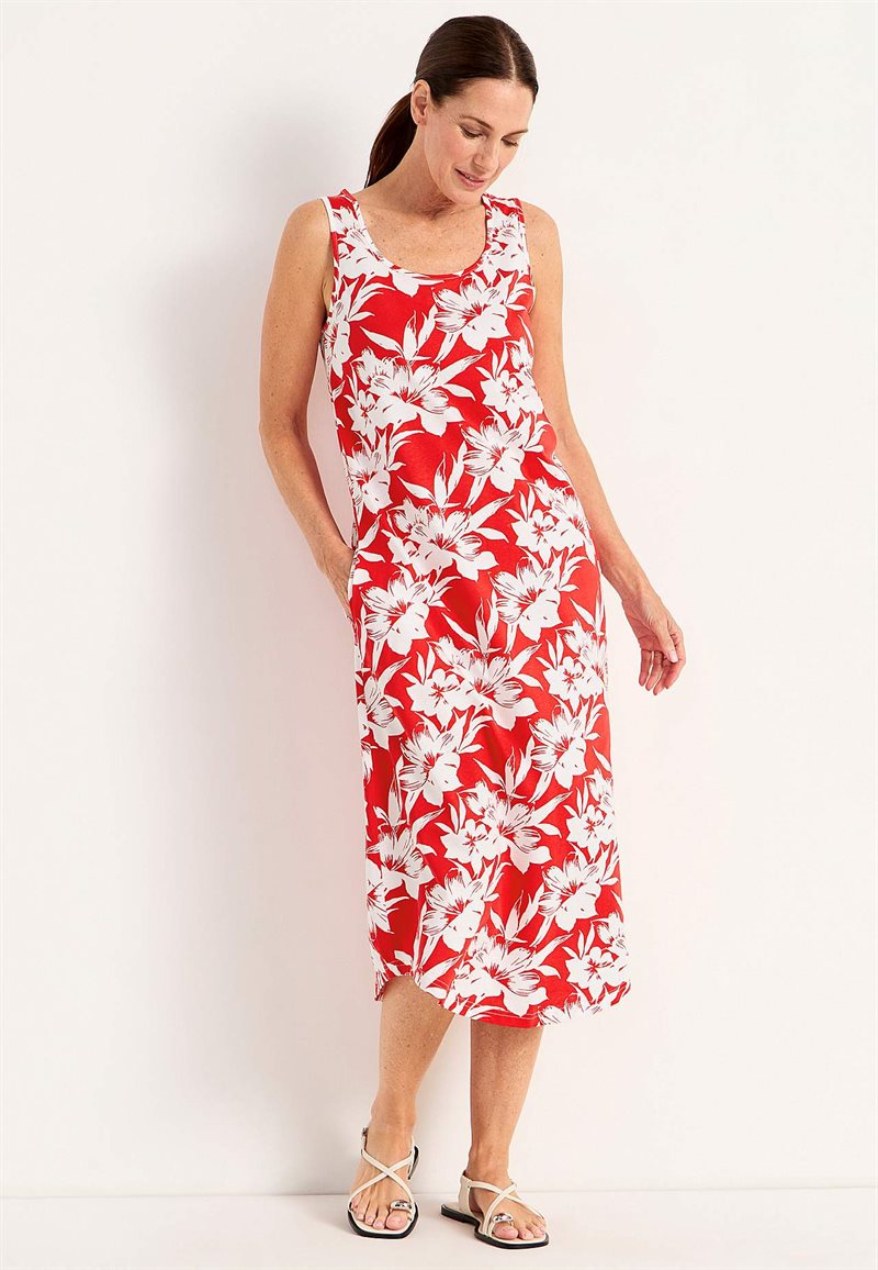 Ärmlös trikåklänning Laguna 30702