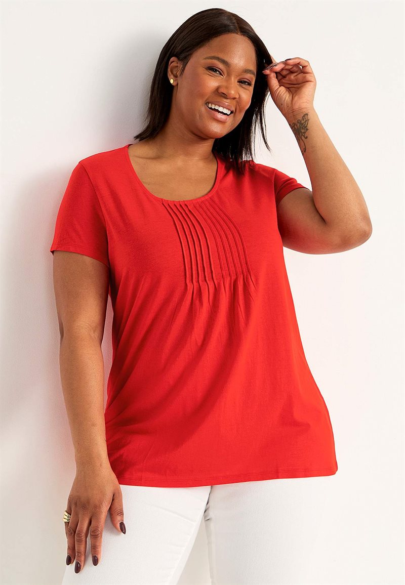 Kortärmad trikåtunika Vicktoria