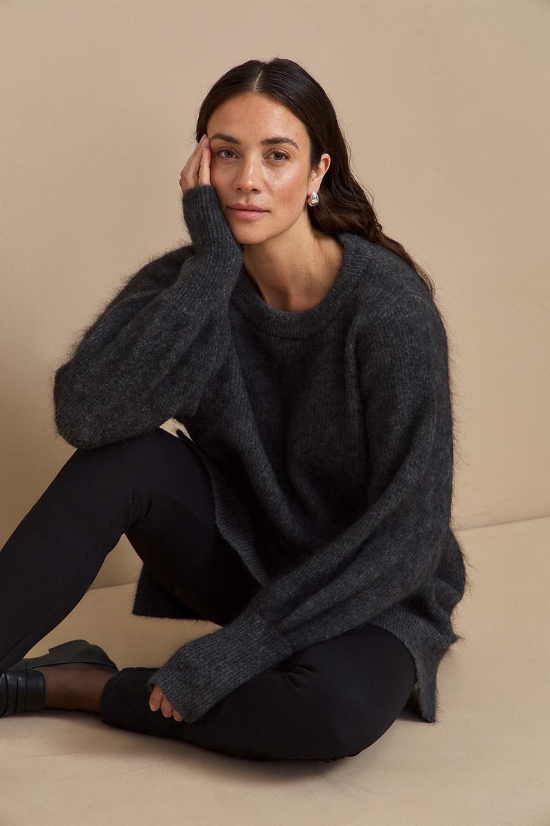 Tunika Premium i mohair- och ullblandning