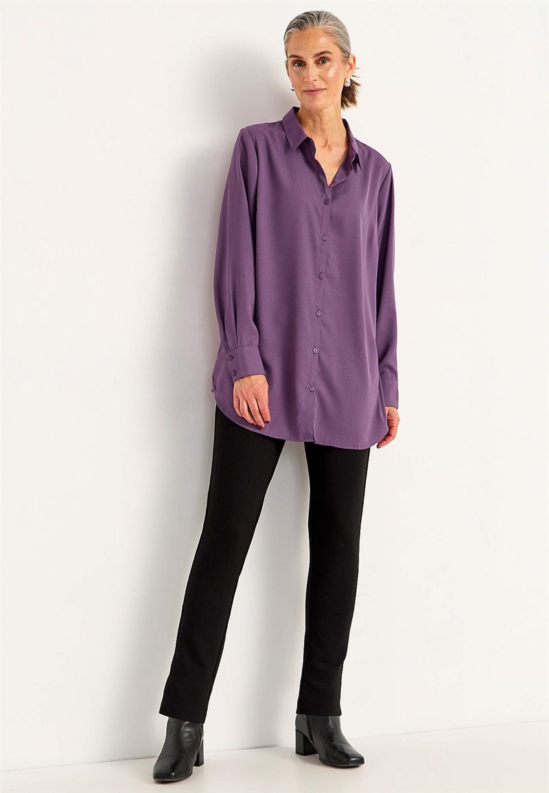 Vävd långskjorta 32837