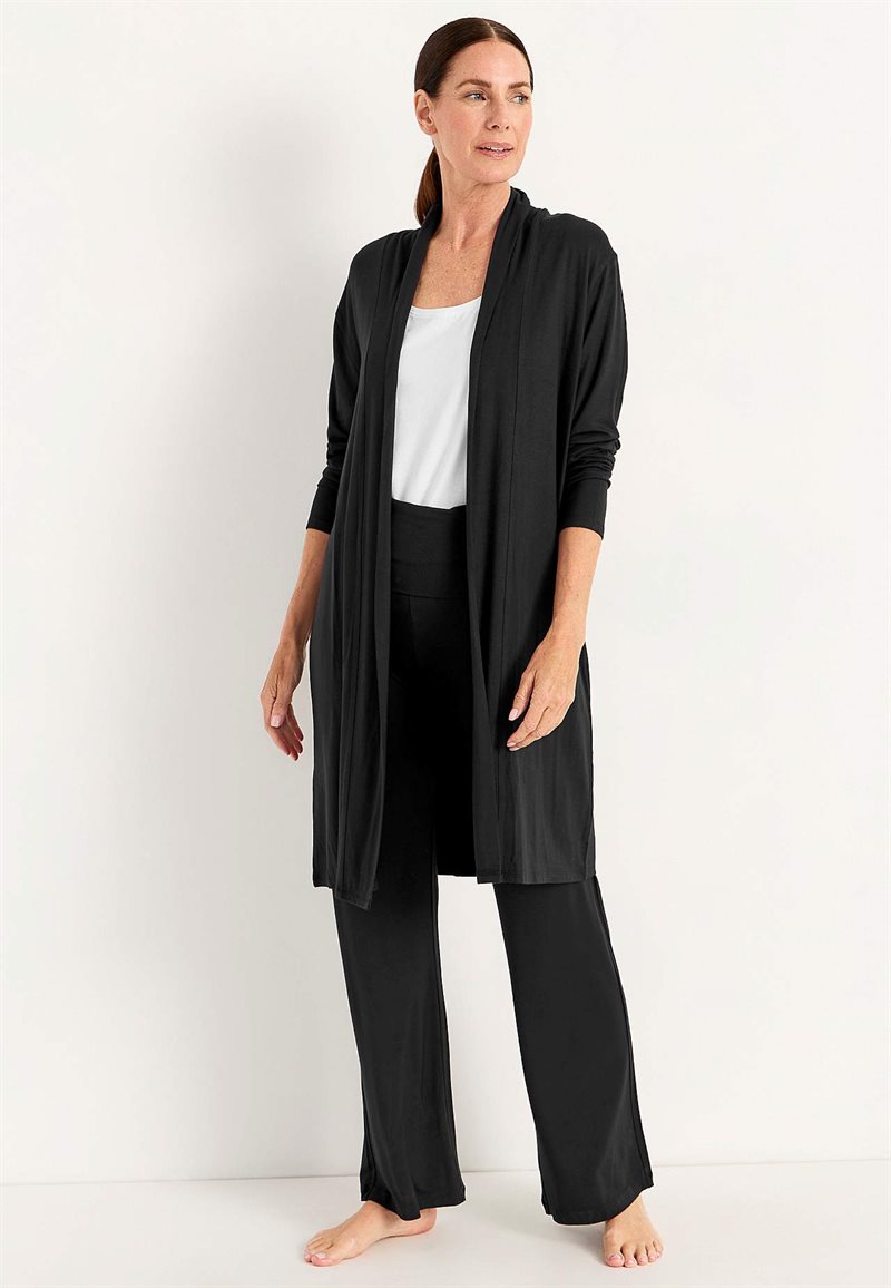 LÃ¥ng cardigan i trikÃ¥ 33007