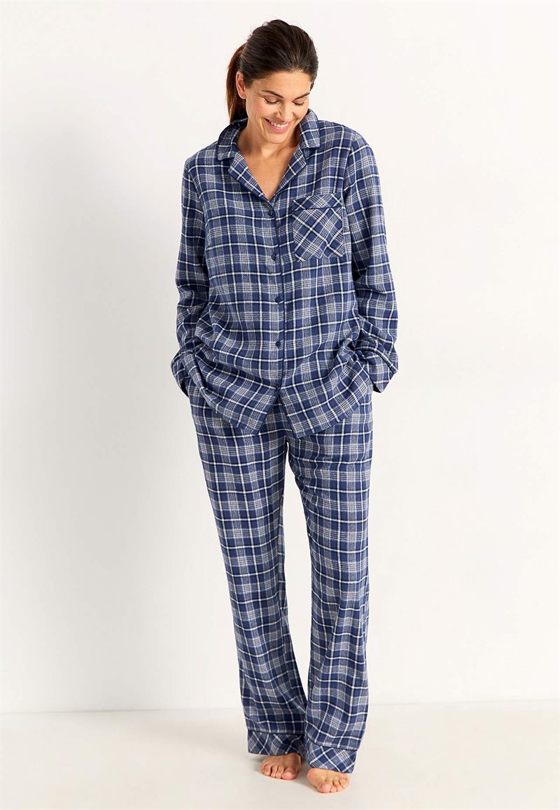 Rutig pyjamas i flanell 33200