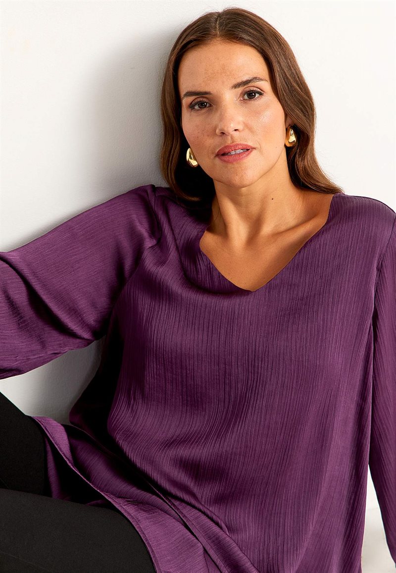 Tunika med trumpetärm 33966