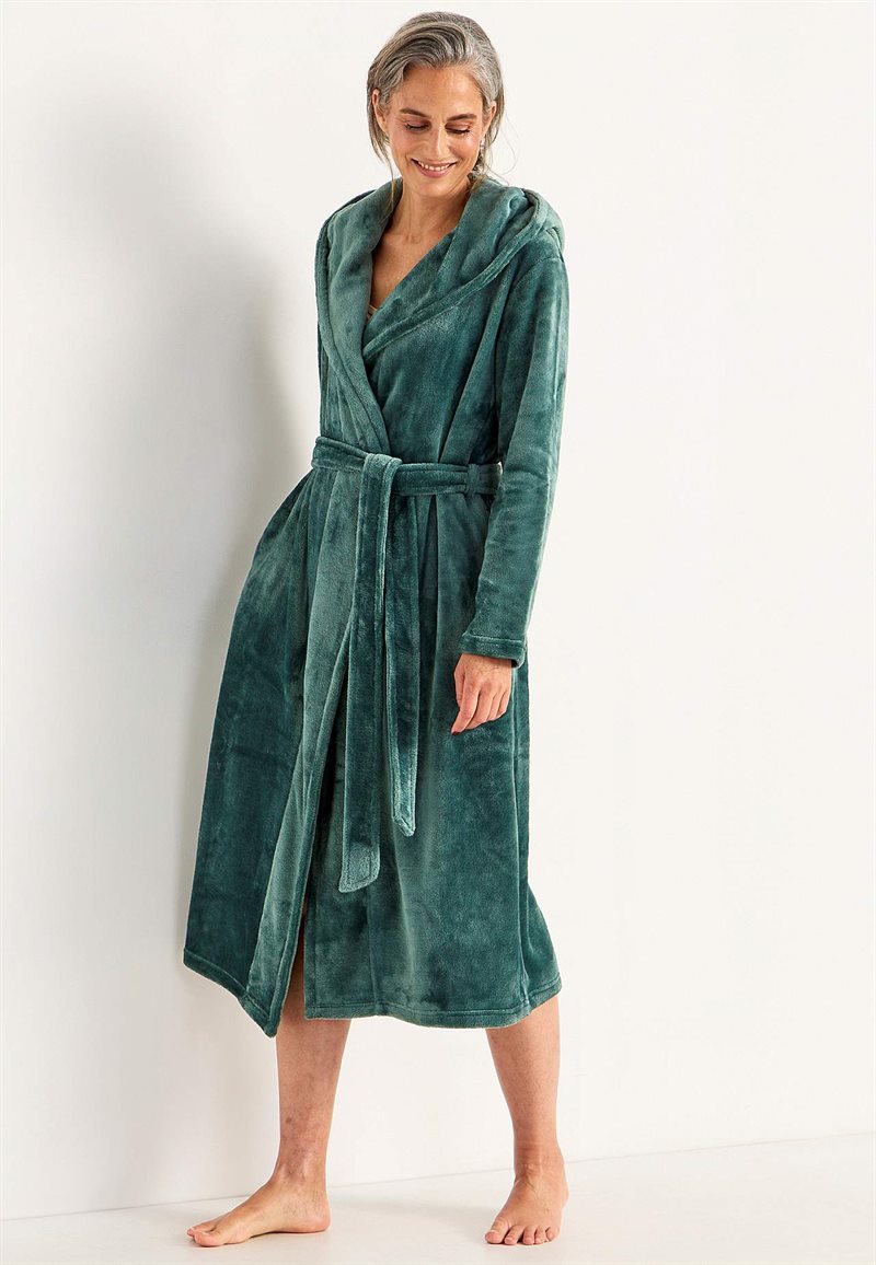 Product Image for Morgonrock i fleece med huva