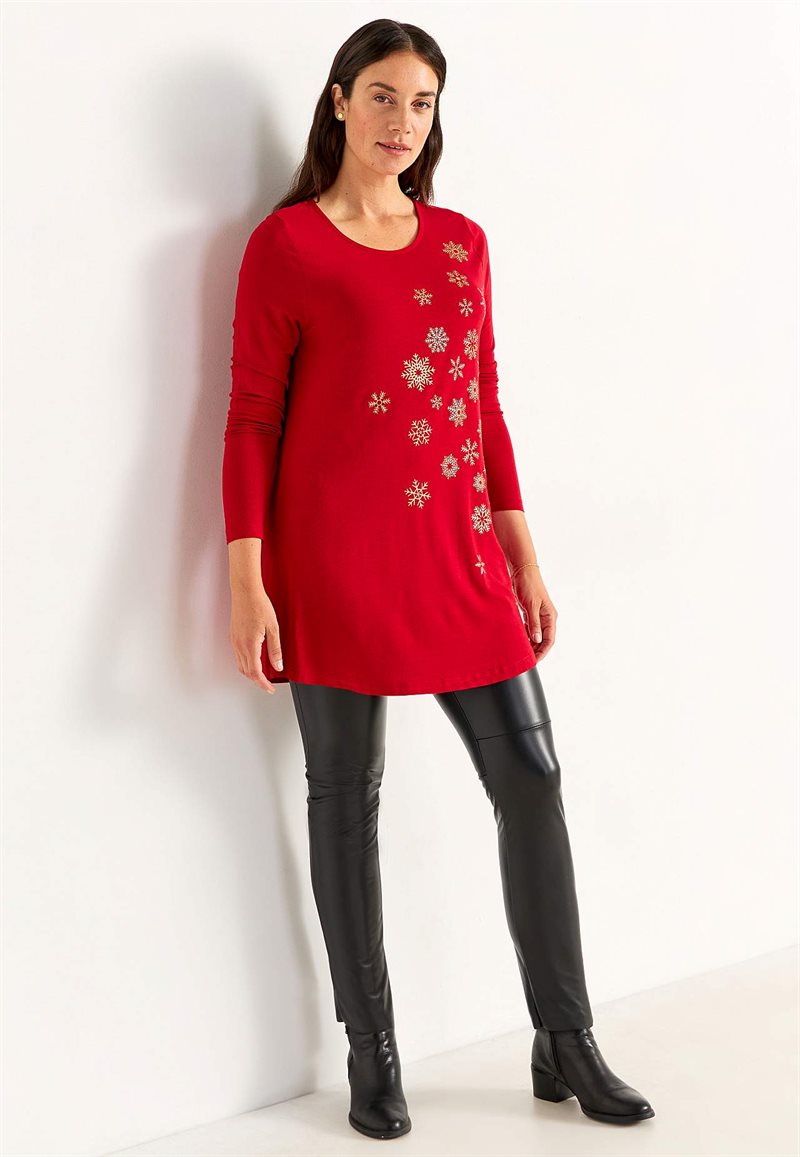 Product Image for Trikåtunika med julmotiv