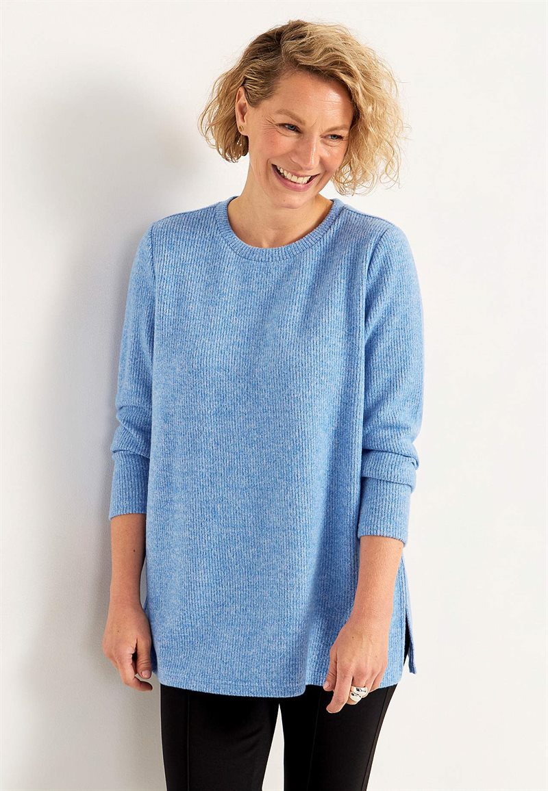 Supermjuk tröja med slitsar 35445