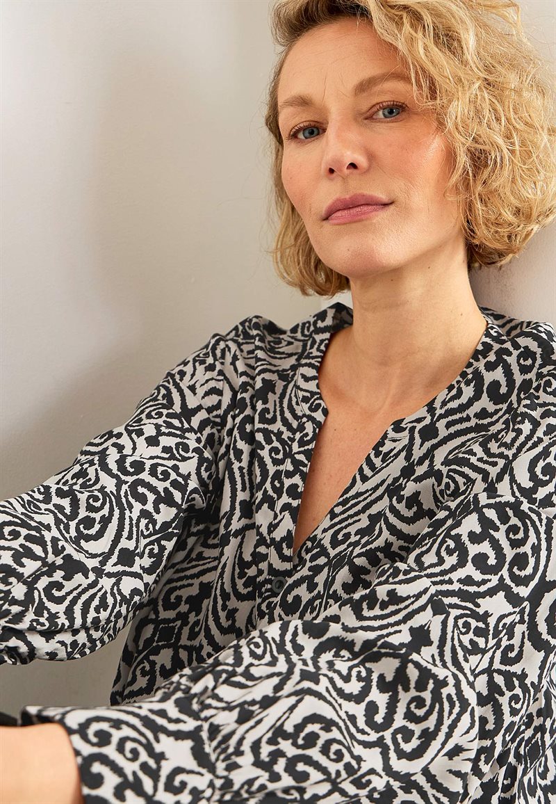 VÃ¤vd tunika med knappar 35562