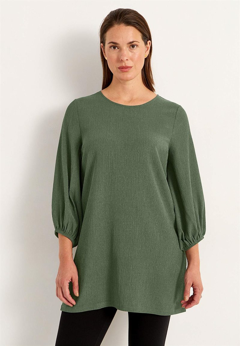 Trikåtunika med struktur 35877