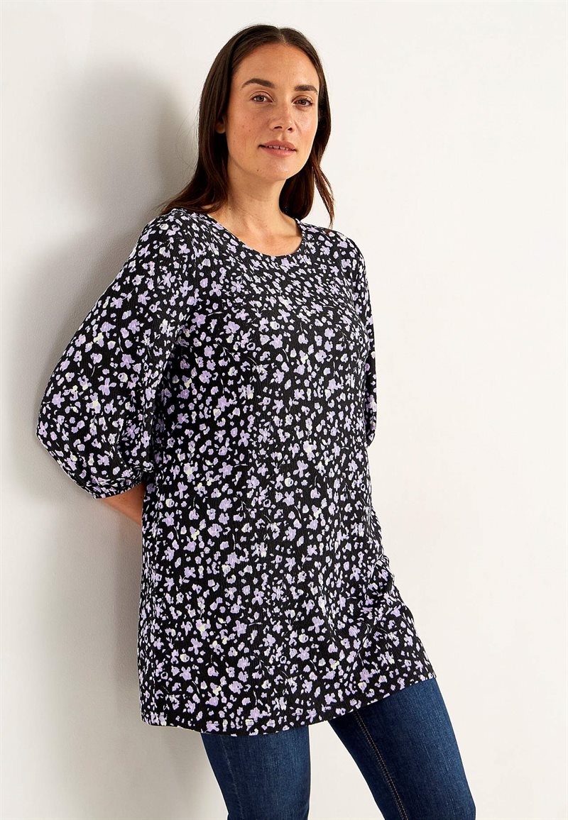 Trikåtunika med struktur 35888