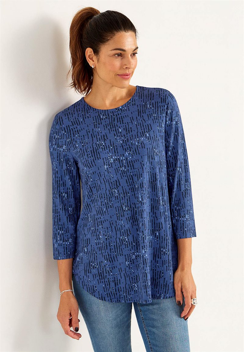 TrikÃ¥topp med 3/4-Ã¤rm 35896