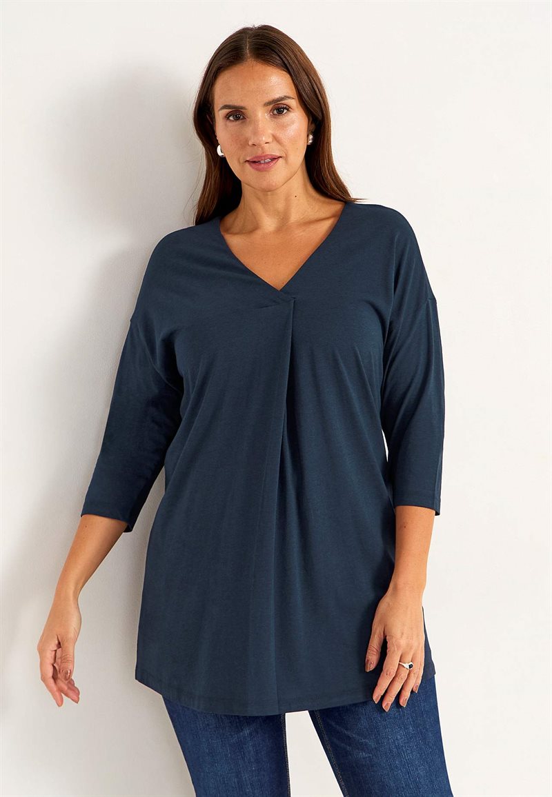 TrikÃ¥tunika med veckdetalj 36079