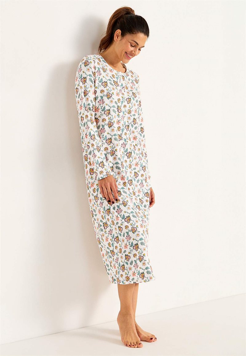 Nattlinne med långa ärmar