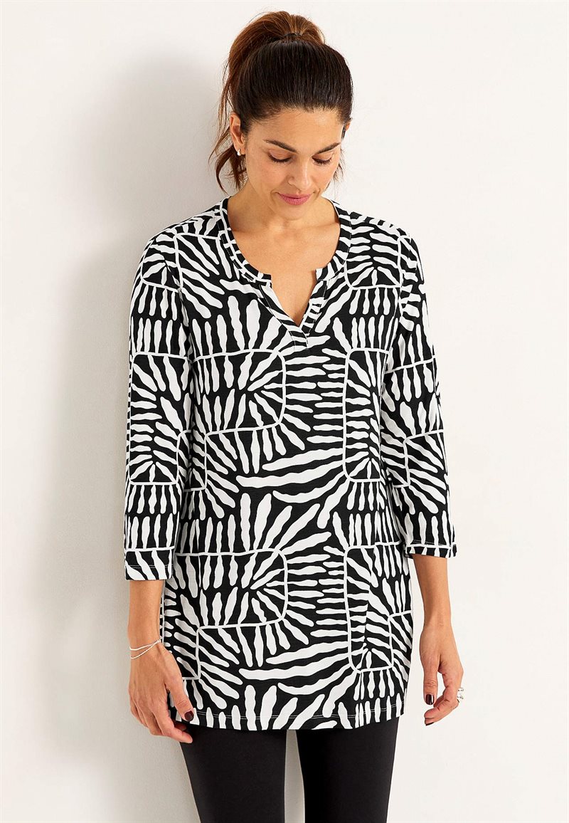 TrikÃ¥tunika med 3/4-Ã¤rm 36262