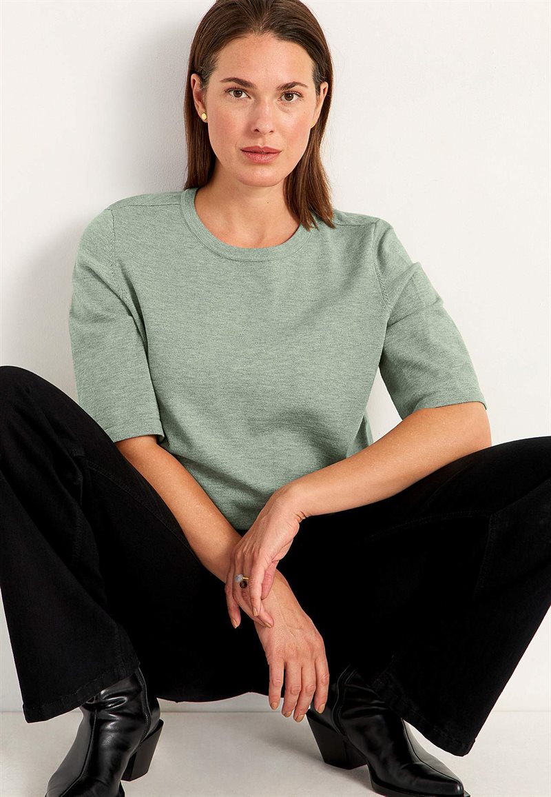 KortÃ¤rmad finstickad trÃ¶ja 36469