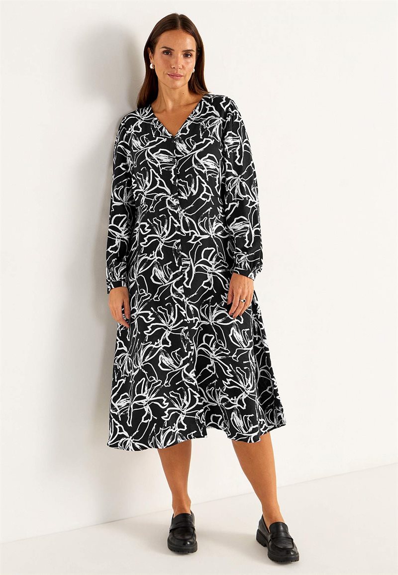 VÃ¤vd klÃ¤nning med knappar 36613