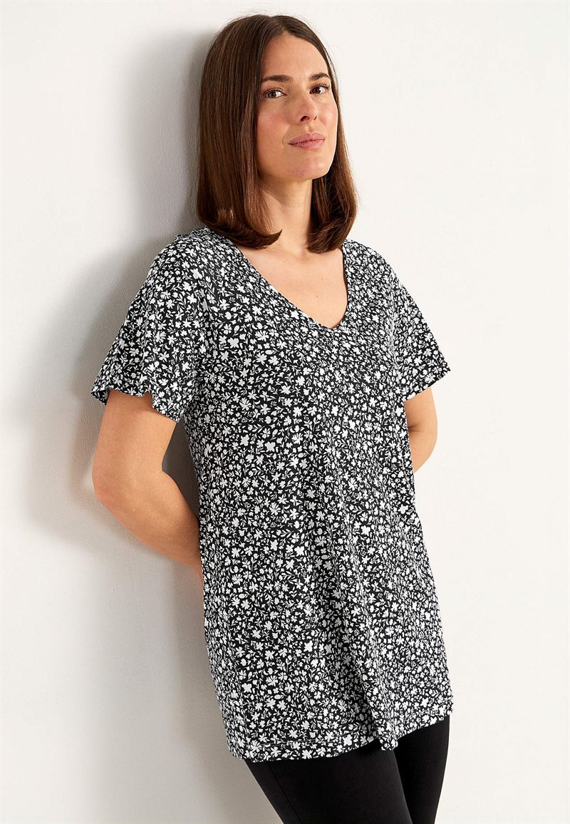 Product Image for Småblommig trikåtunika