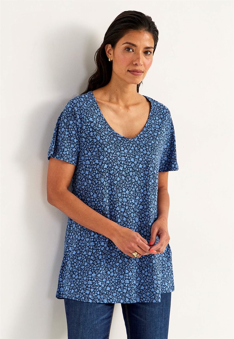 Product Image for Småblommig trikåtunika