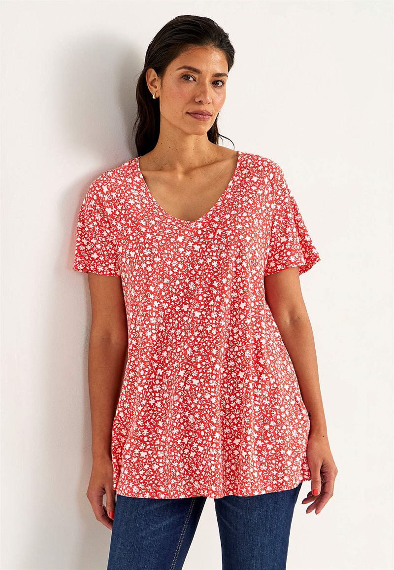 Product Image for Småblommig trikåtunika