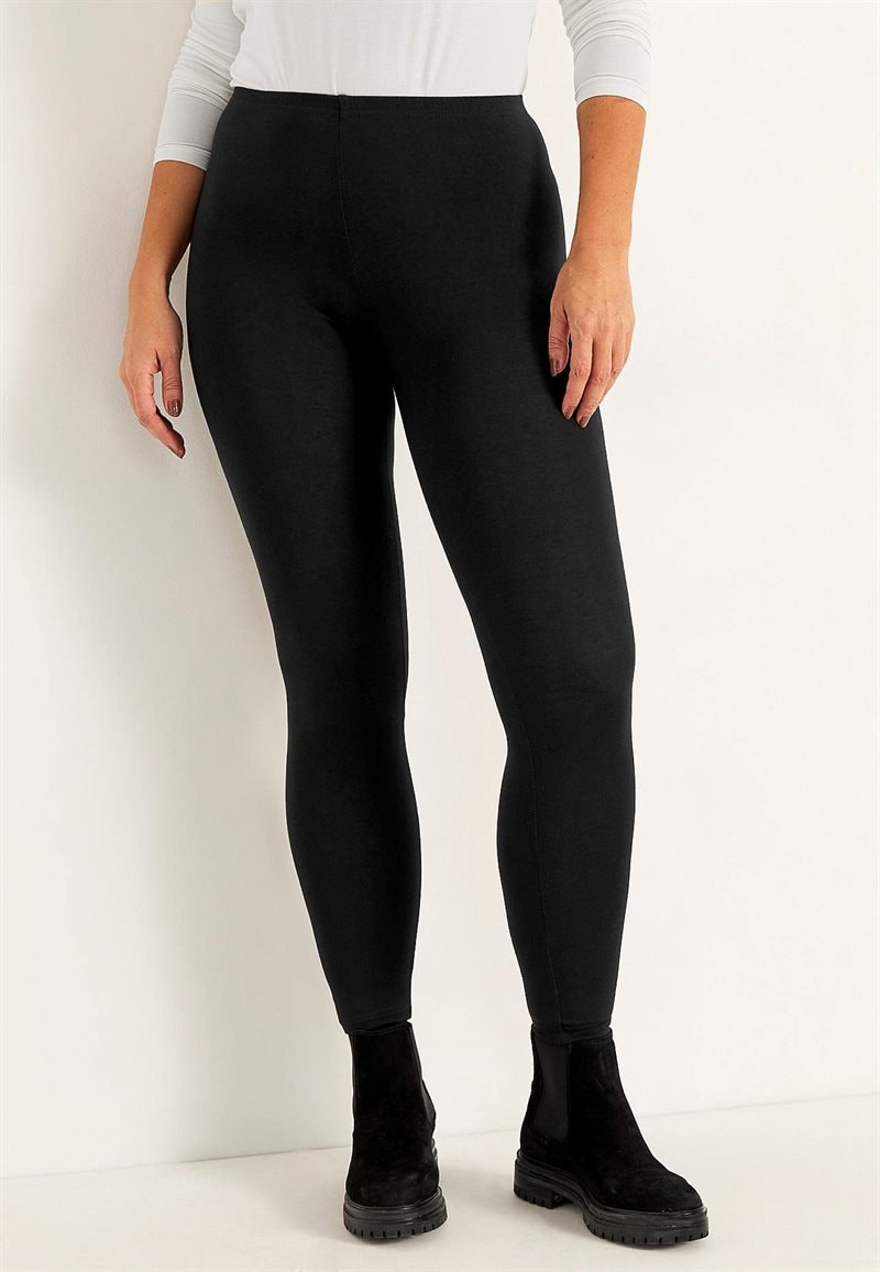 Stretchiga trikåleggings