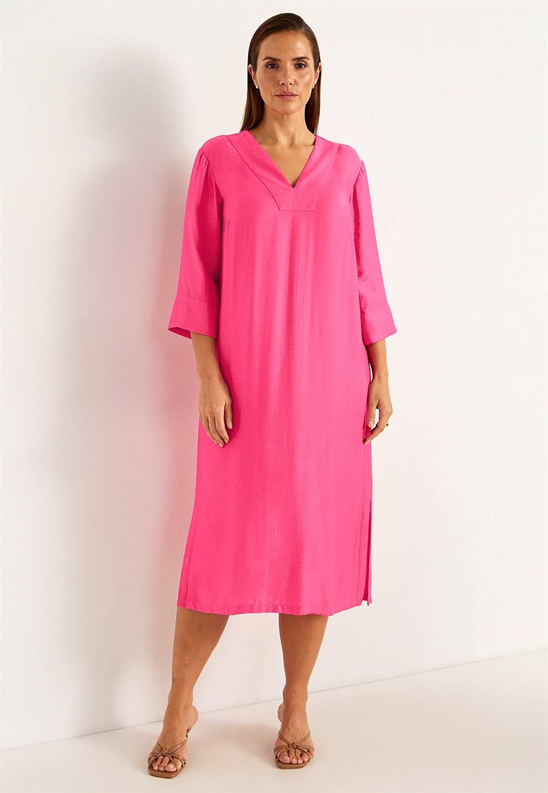 Vävd kaftanklänning