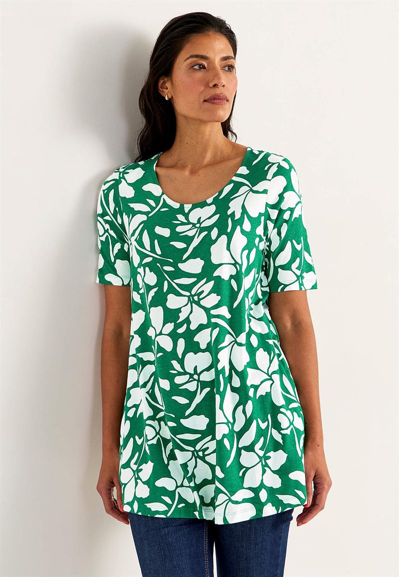 Trikåtunika med fickor