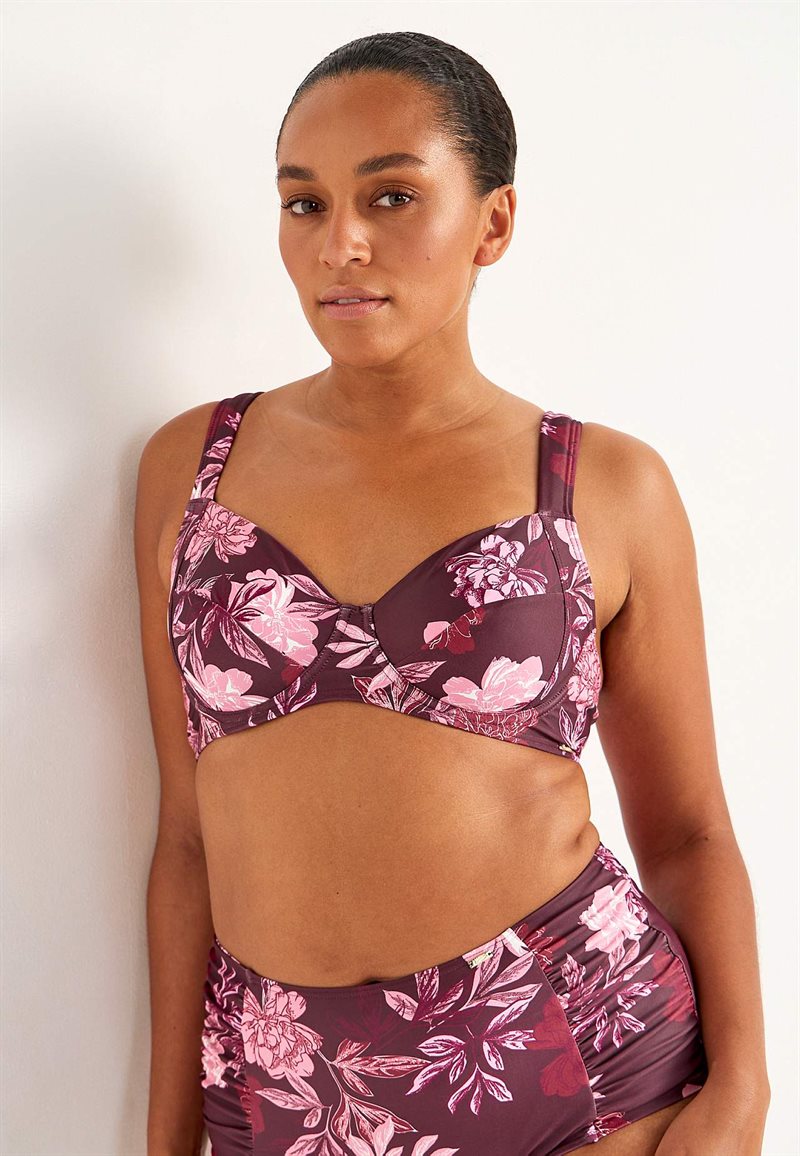 Mönstrad bikini-bh