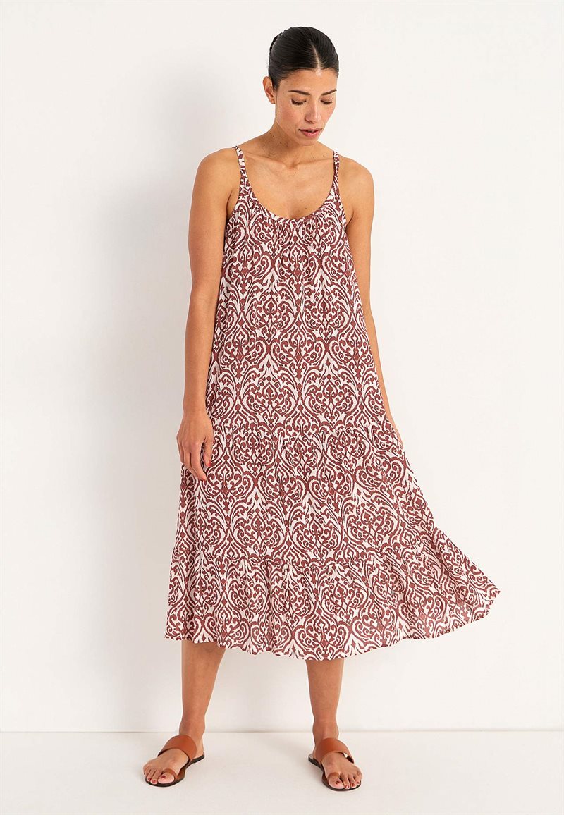 Strandklänning med volanger