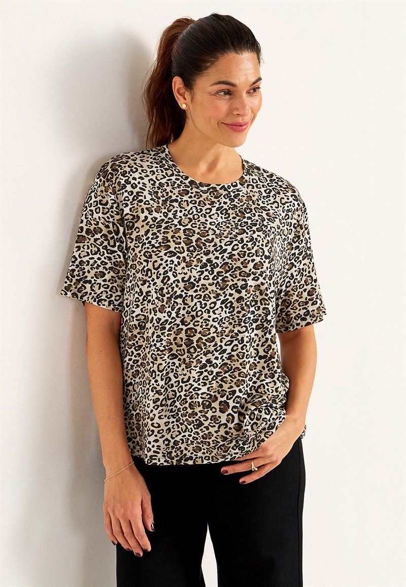 LeopardmÃ¶nstrad trikÃ¥topp 36944