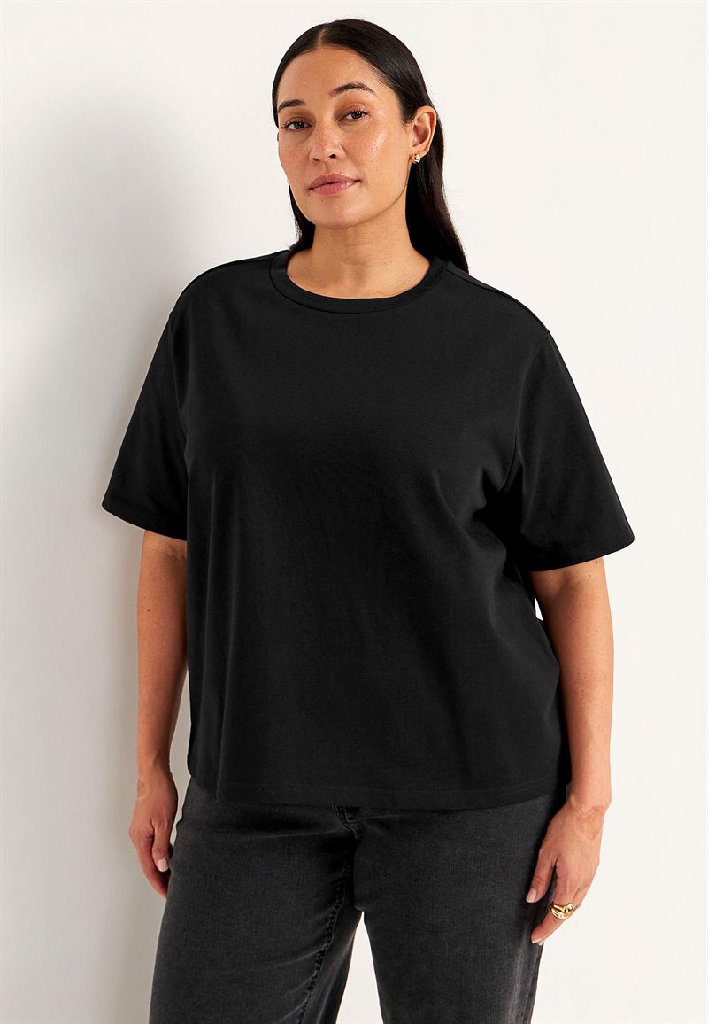 Product Image for T-shirt i kraftig bomullstrikå