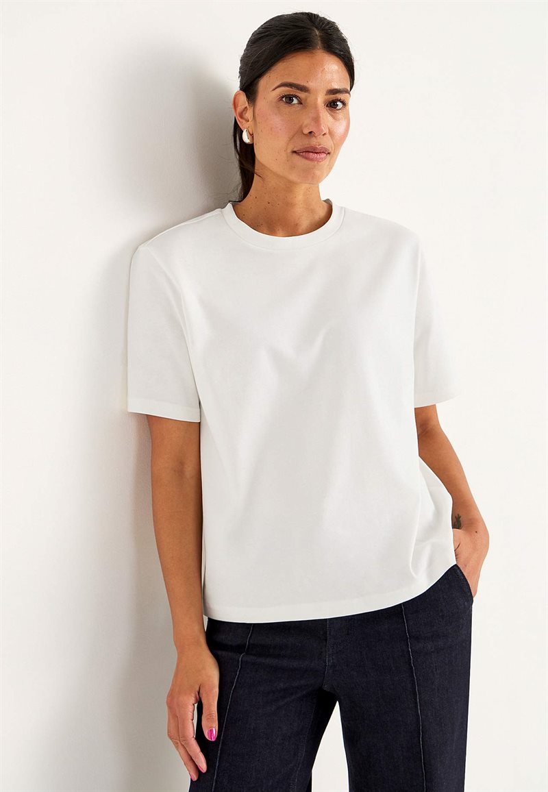 Product Image for T-shirt i kraftig bomullstrikå